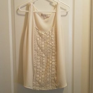 Cream Loft Dressy Tank
